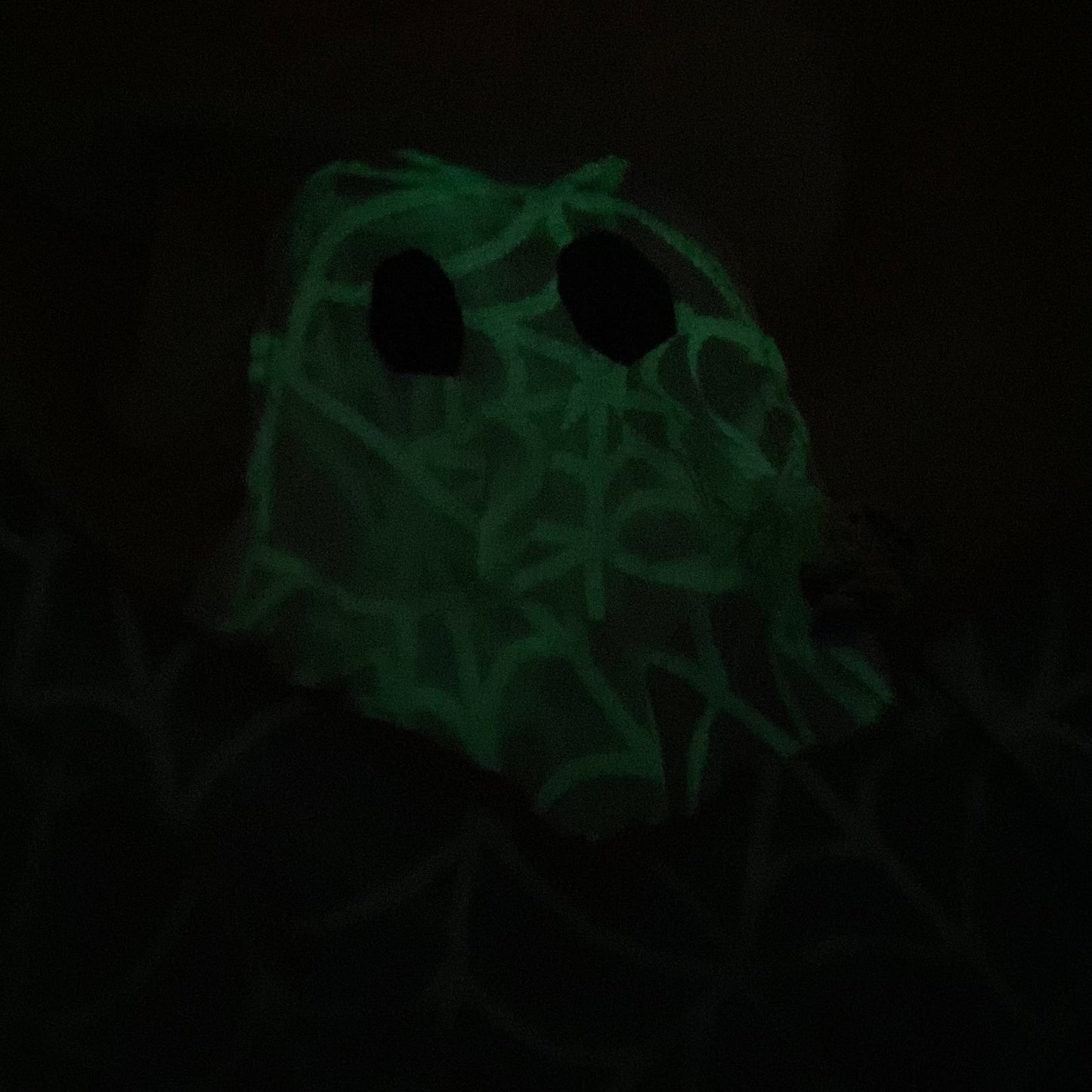 PRE ORDER Boo! Glowing Trick or treat ghostie dog bandana pet accessory