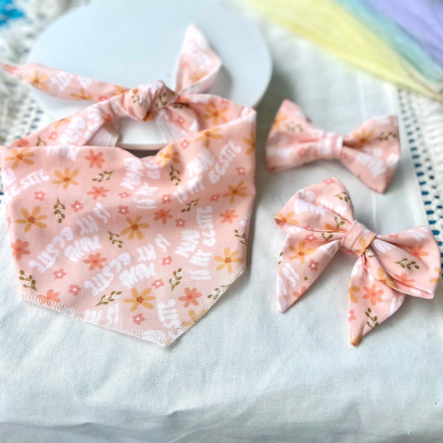 Mother’s Day Mama is my Bestie sailor dog bow Brittany Frost Designs