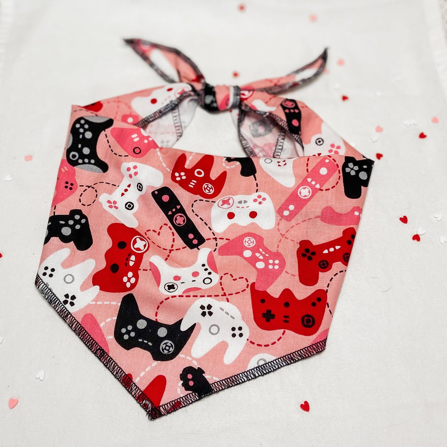 Players gonna play valentine dog bandana pet accessory