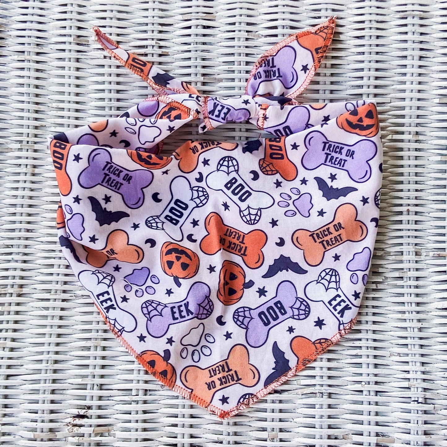 Bone appetit halloween dog bandana pet accessory