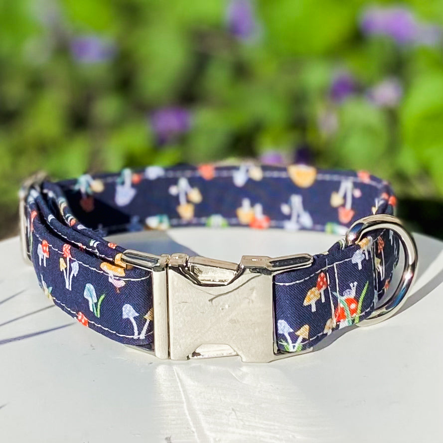 Dog Collar Grow your own way mushroom spring summer