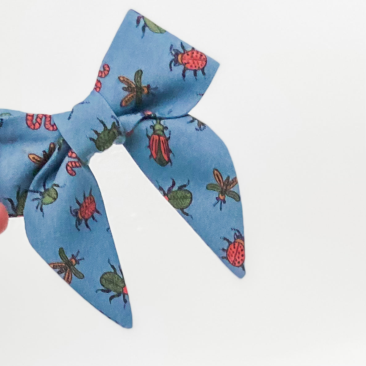 Buggin out colorful bugs dog sailor bow accessory
