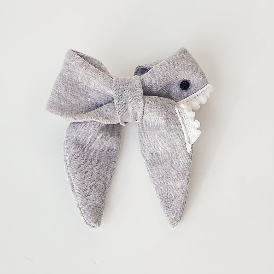 Shark Bait sailor bow handmade shark week dog bow accessory summer