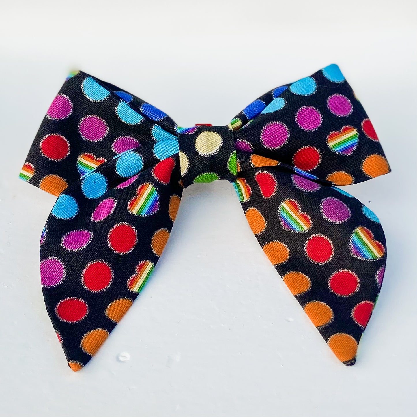 Stay gay pride dog sailor bow tie accessory