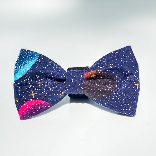 Galaxy moons and stars solar system dog bow