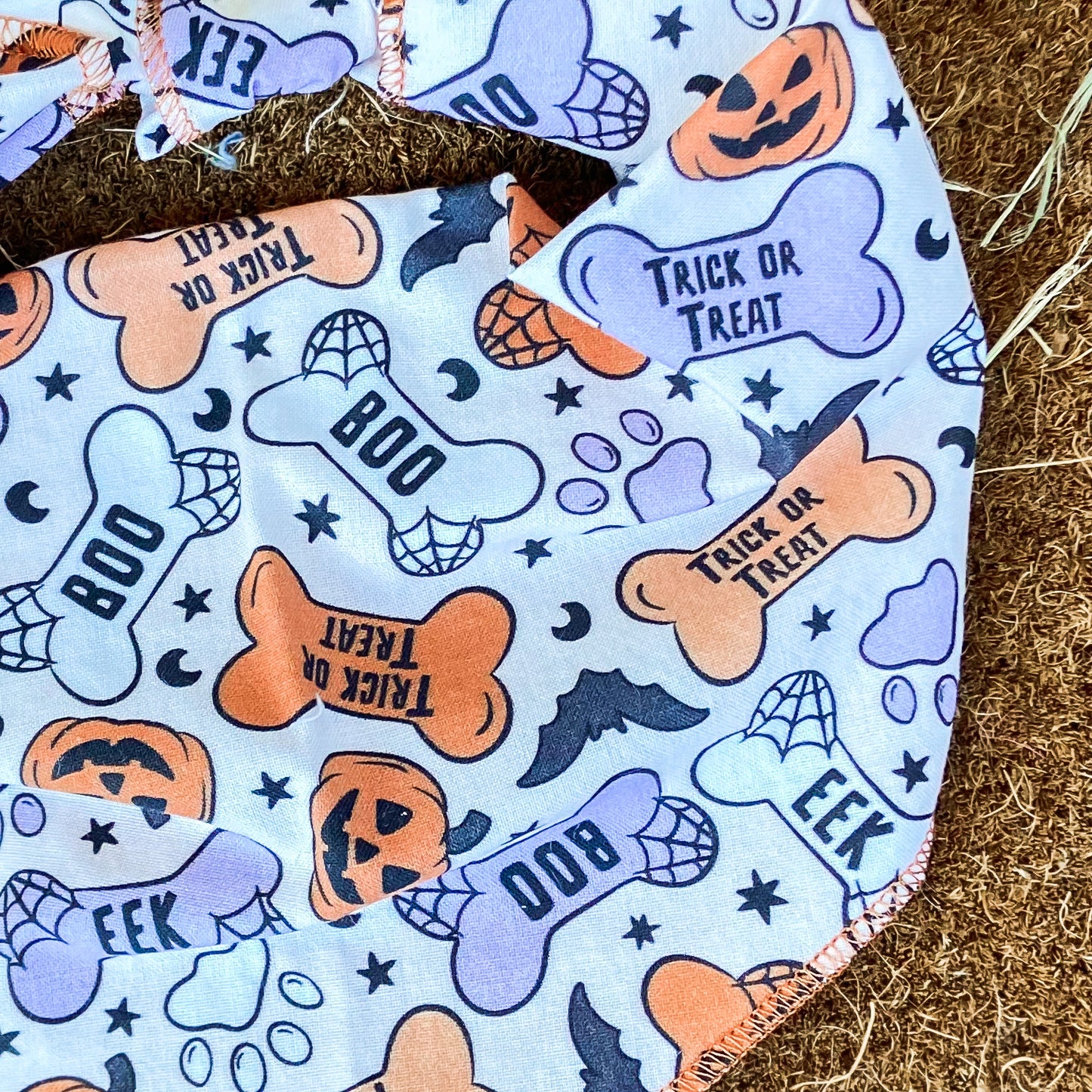 Bone appetit halloween dog bandana pet accessory