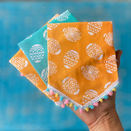 Egg-cited for Easter dog bandana pet accessory