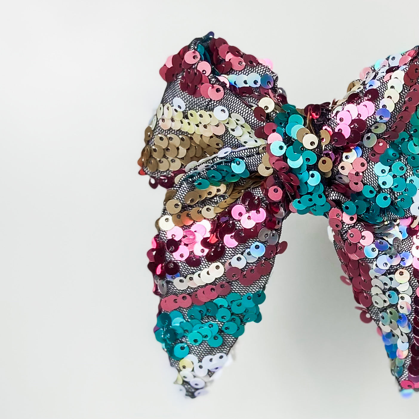 Sequins sparkle NYE sailor bow dog accessory