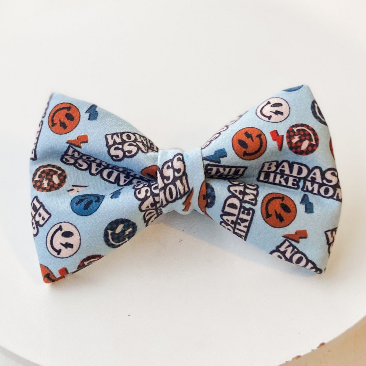 Badass like mom Mother’s Day dog bow accessory