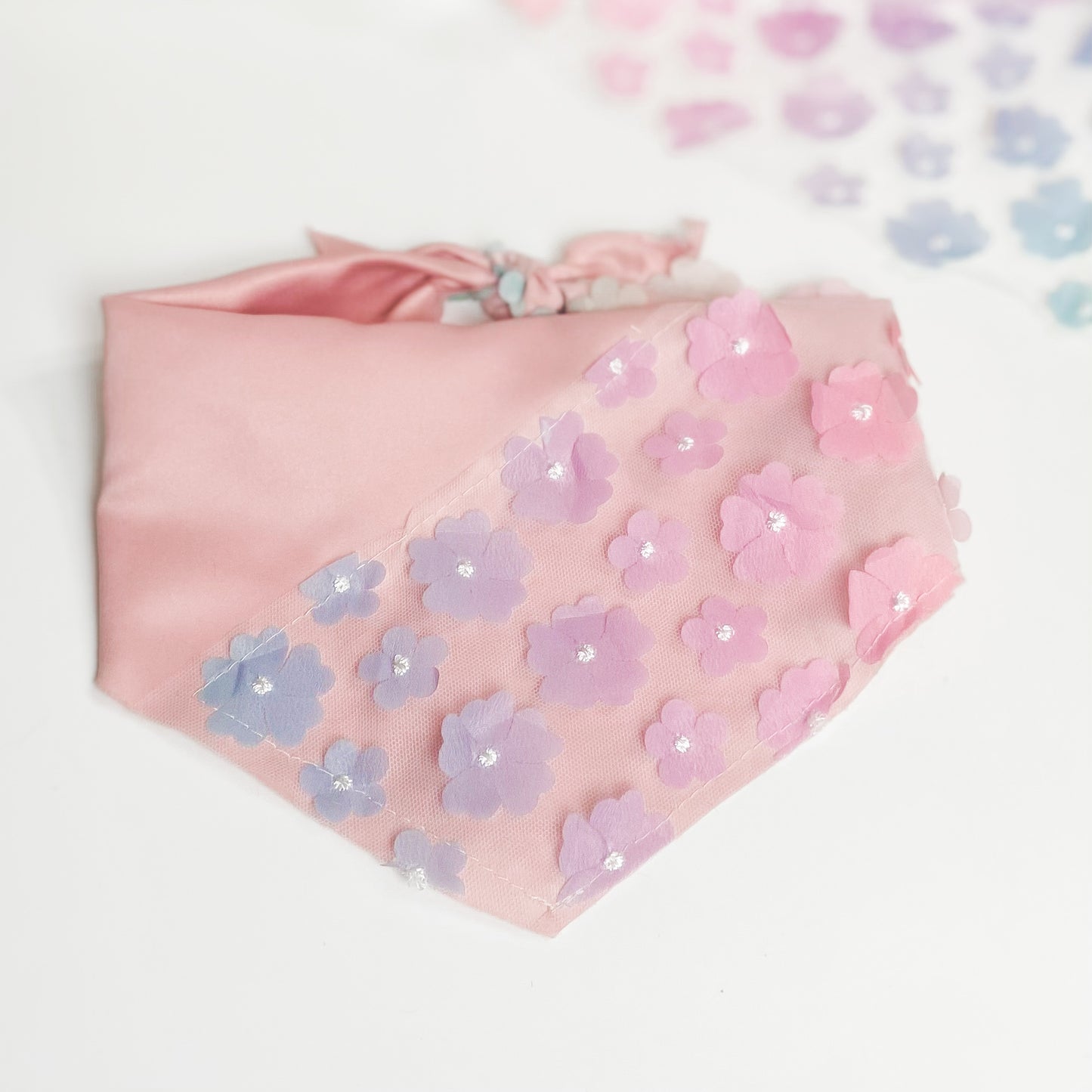In Bloom floral dog bandana accessory