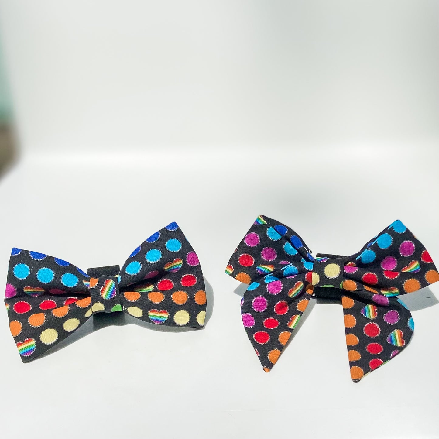 Stay gay Ohio dog bow for PRIDE rainbows