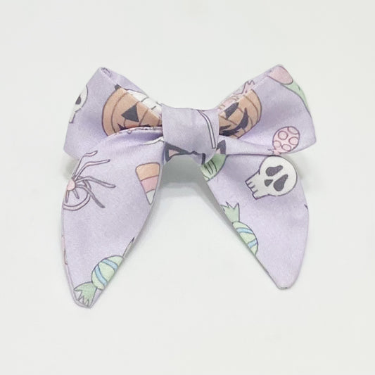 Small Too Cute for Spooks Halloween dog sailor bow