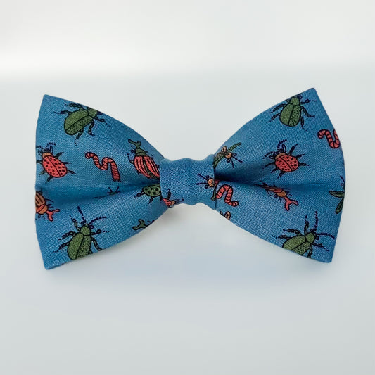 Buggin' out colorful bugs dog bow accessory