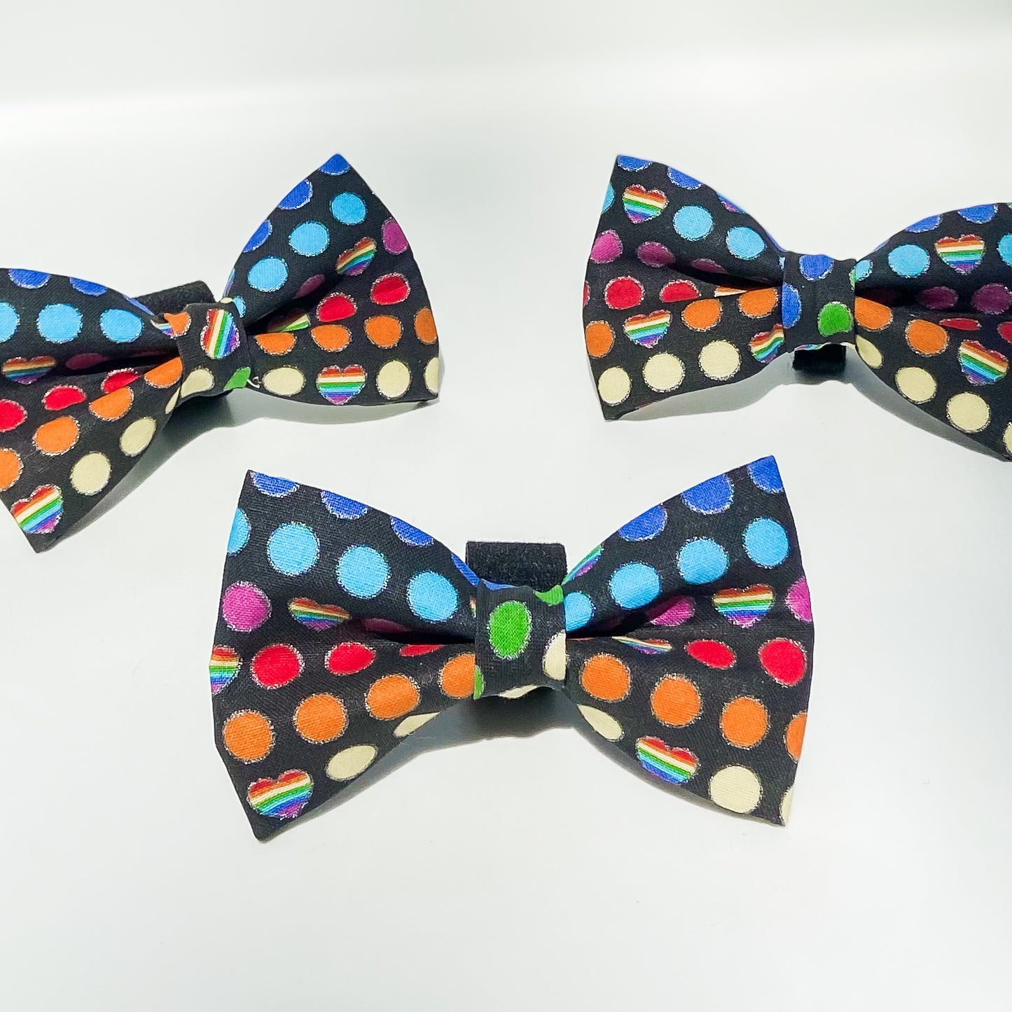 Stay gay Ohio dog bow for PRIDE rainbows