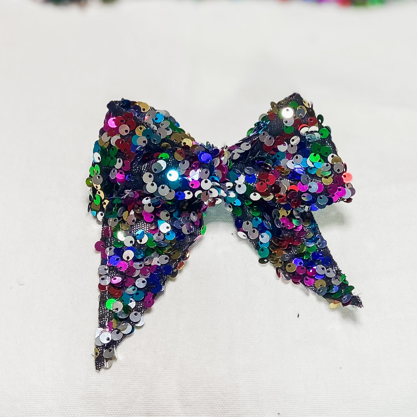 Bejeweled midnights sailor New Year’s Eve dog bow tie pet accessory