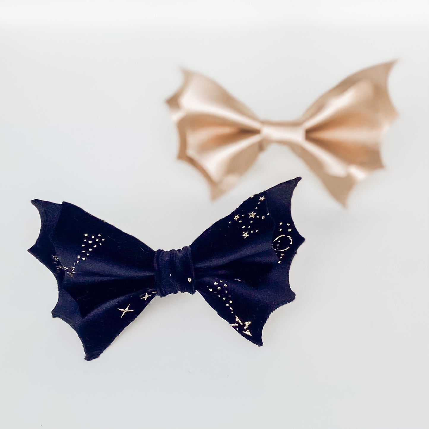 Celestial Skies bat dog bow Halloween dog bow tie pet accessory
