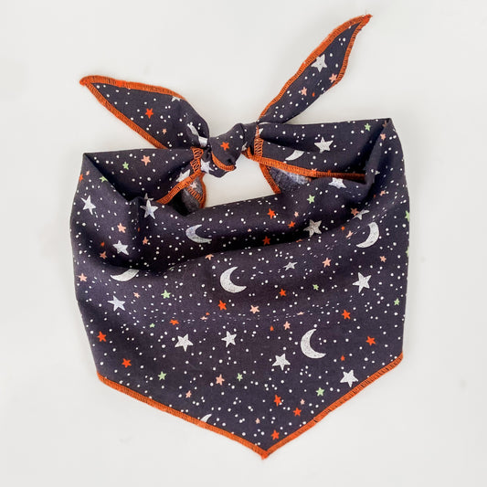 Halloween night sky halloween dog bandana pet accessory