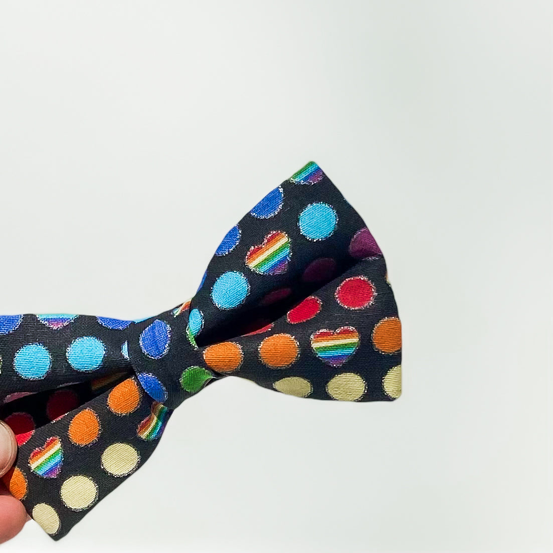 Stay gay Ohio dog bow for PRIDE rainbows