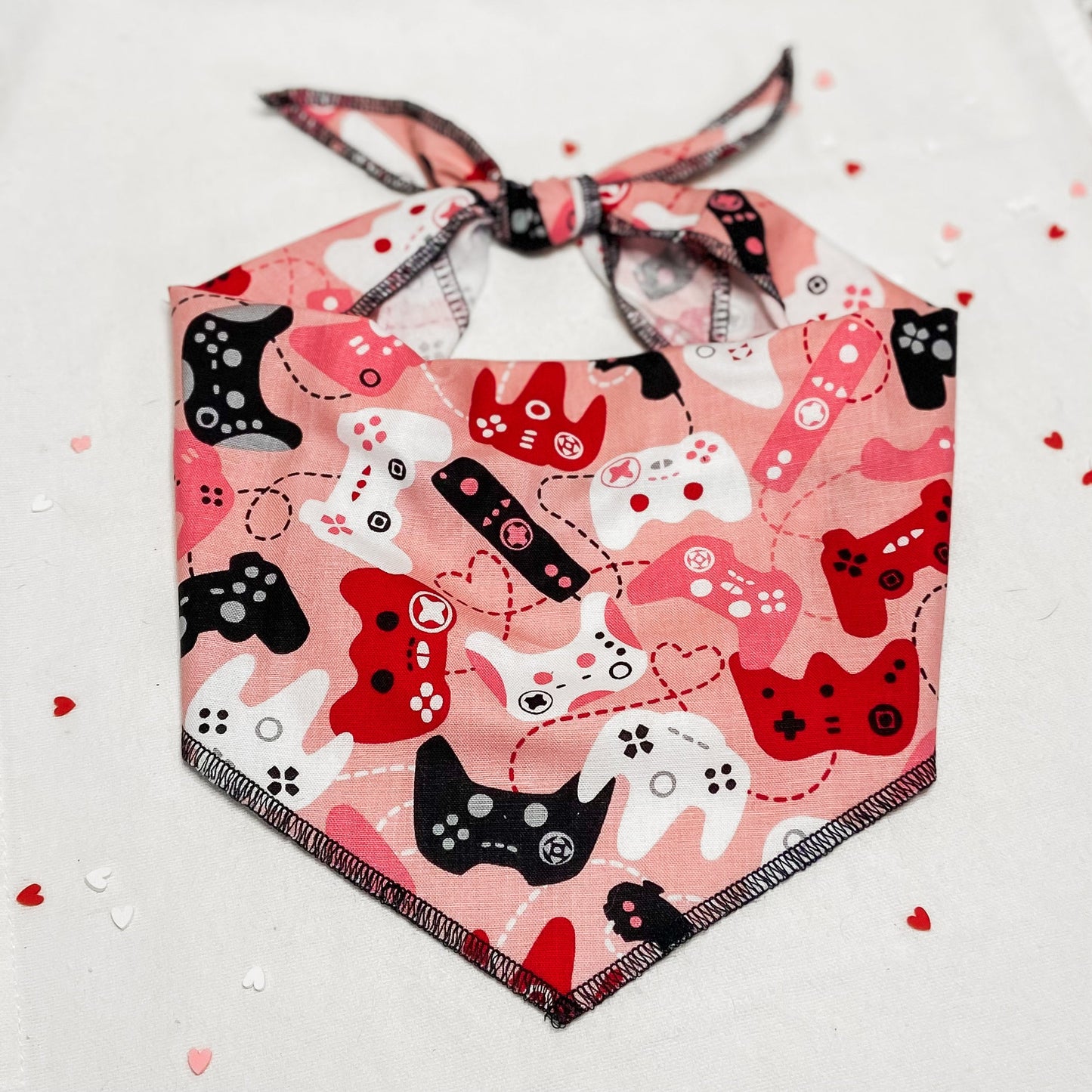 Players gonna play valentine dog bandana pet accessory