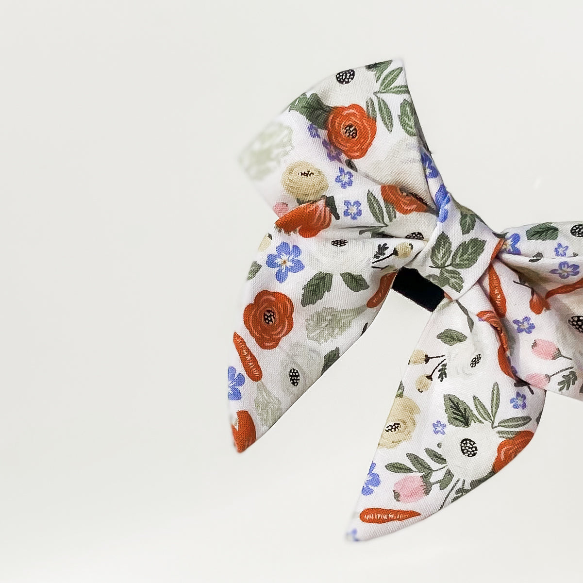 Carrot floral Easter spring dog sailor bow accessory