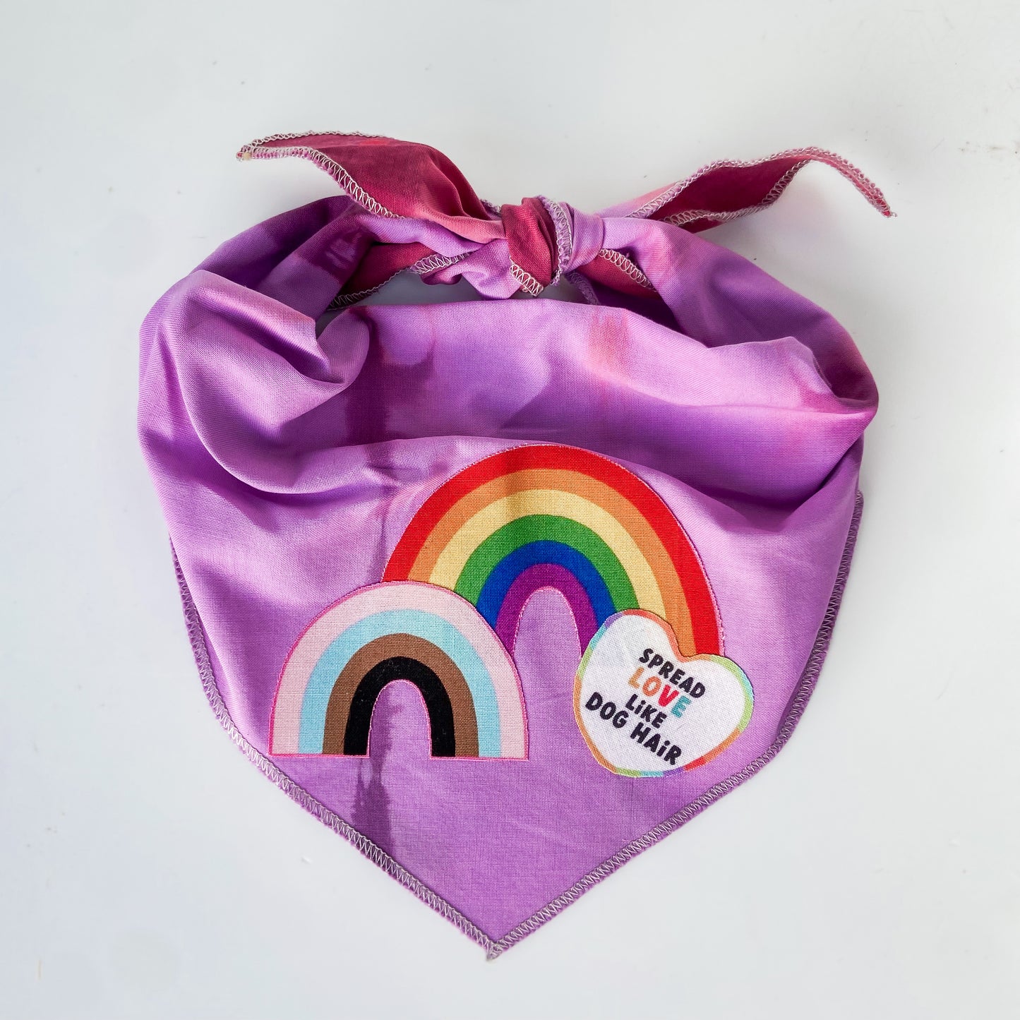 Pride Spread love like dog fur dog bandana