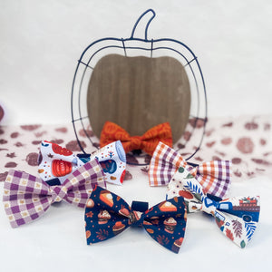 Pumpkin lover pumpkin spice fall dog bow tie