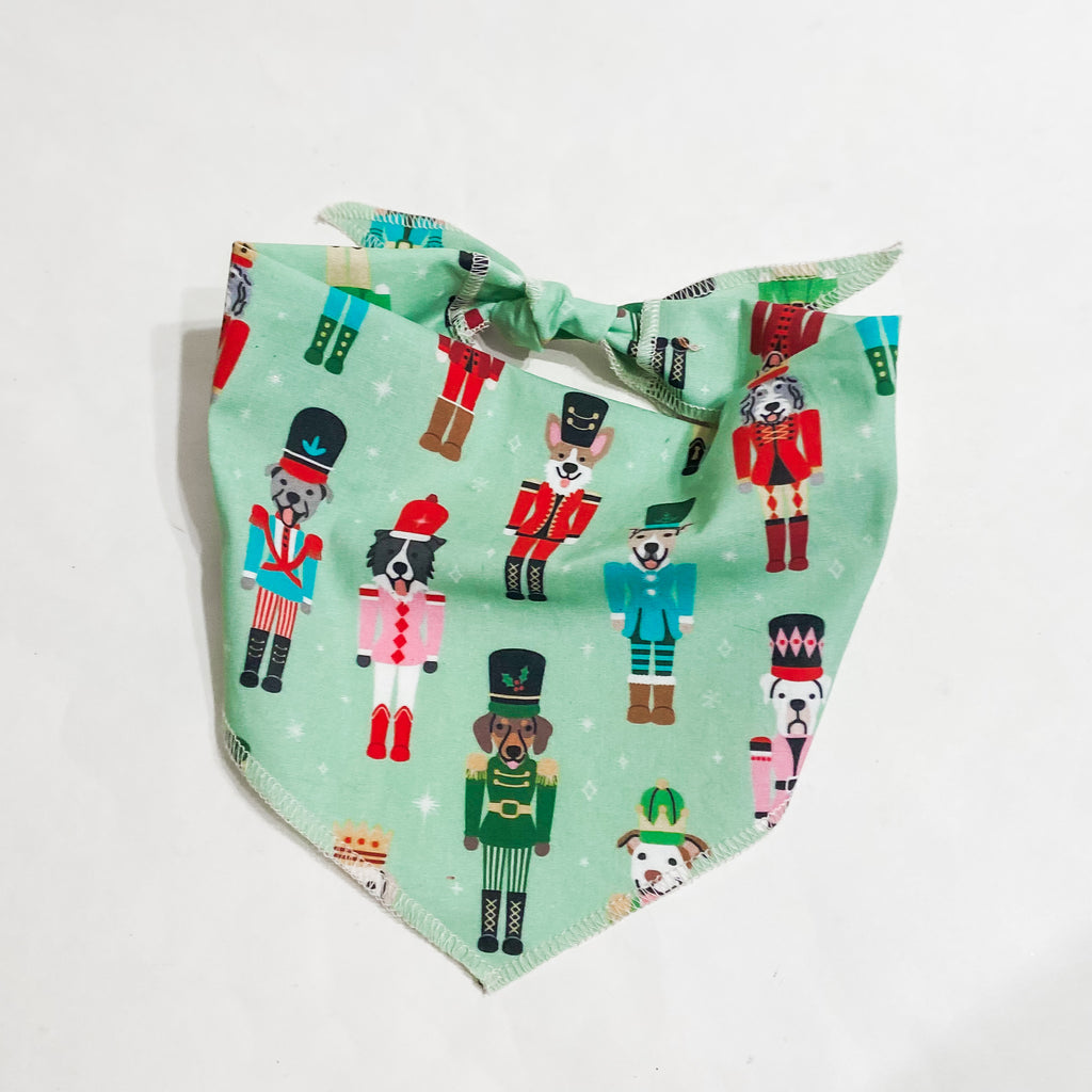 The Muttcracker Christmas dog bandana pet accessory