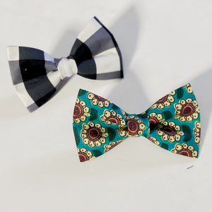 Set of two dog bow tie pet accessory