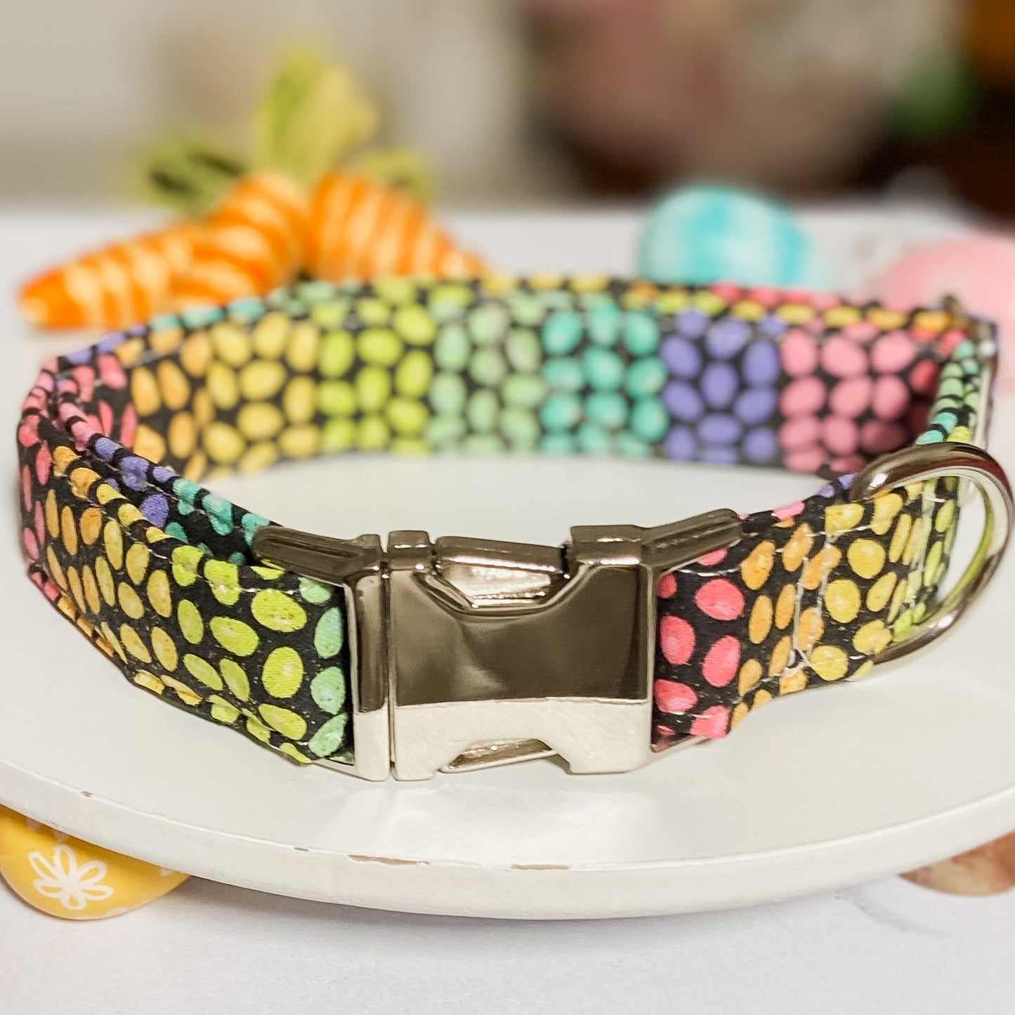 Ready to hunt sparkle Easter dog bow pet accessory