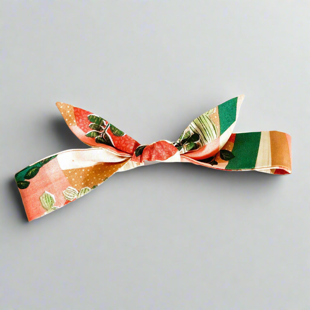 Boho plants top-knot headband