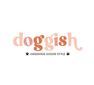 Peach gauze dog bow tie pet accessory