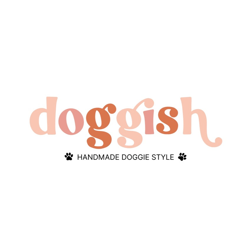 Cottagecore mushrooms dog collar with silver hardware