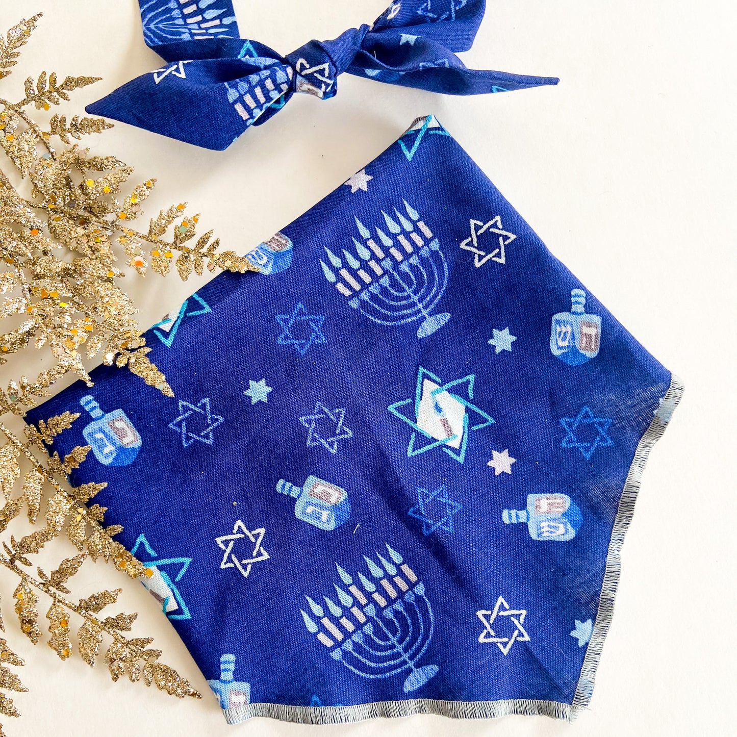 Happy Challah Days top-knot headband