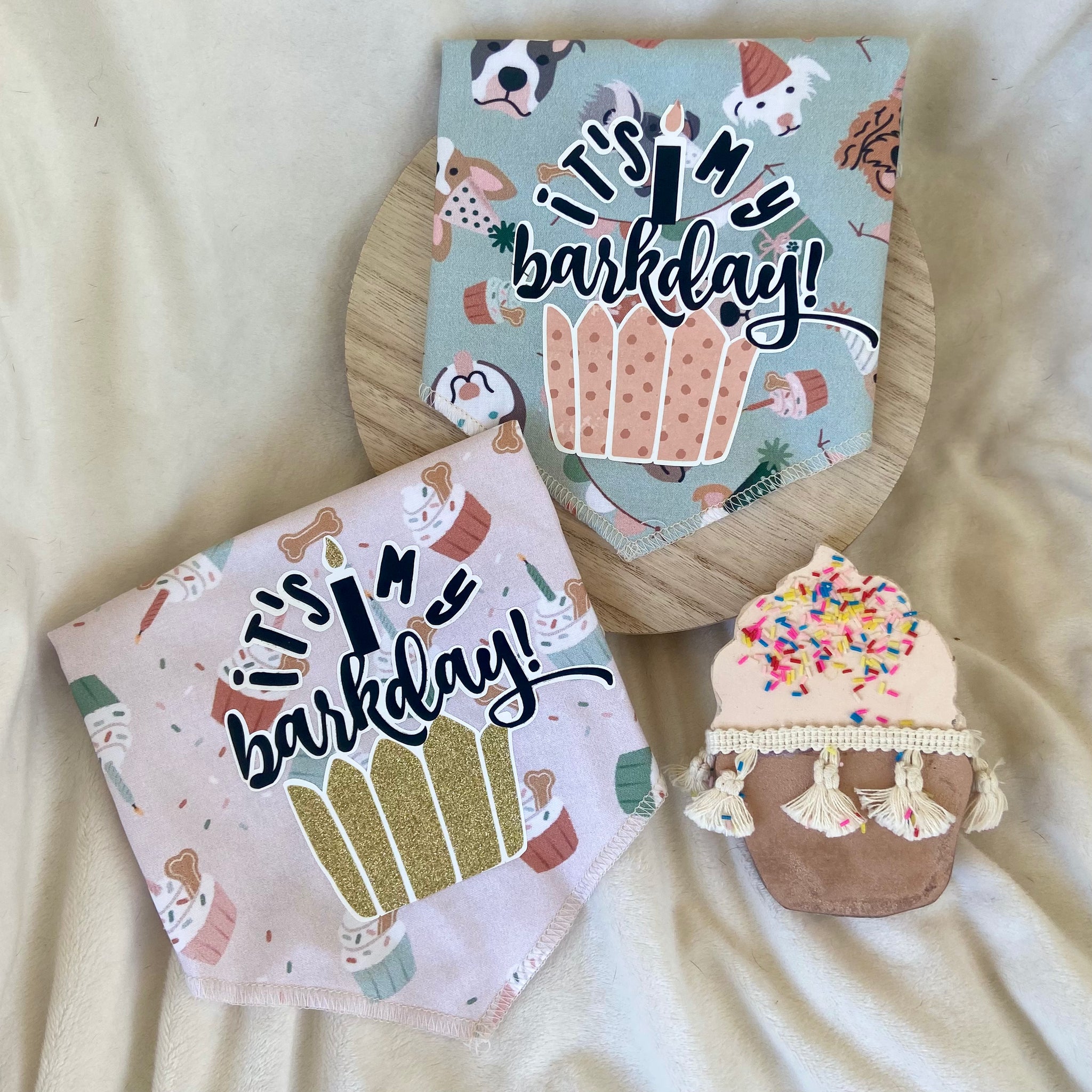 It’s my Barkday! Pupcakes birthday bandana