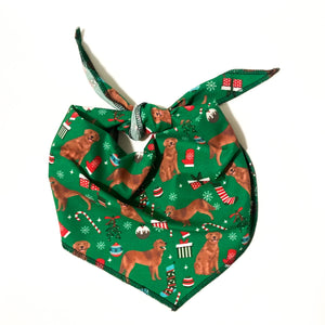 Have a GOLDEN Christmas dog bandana pet accessory