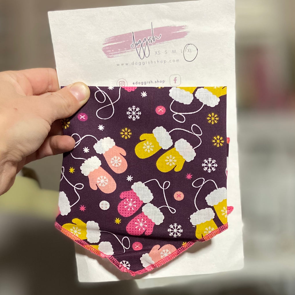 Cozy mitts dog bandana