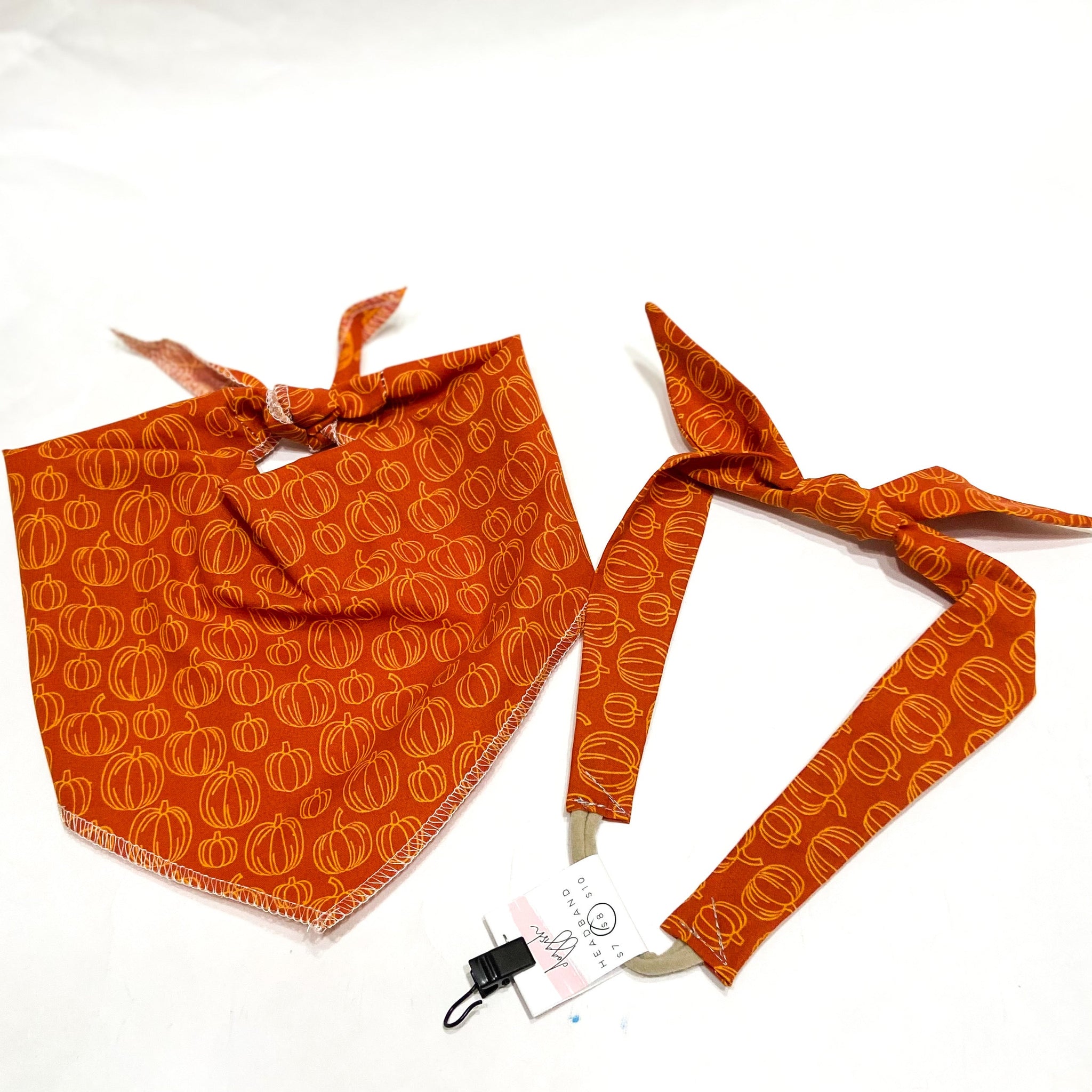 Just pumpkins dog bandana pet accessory