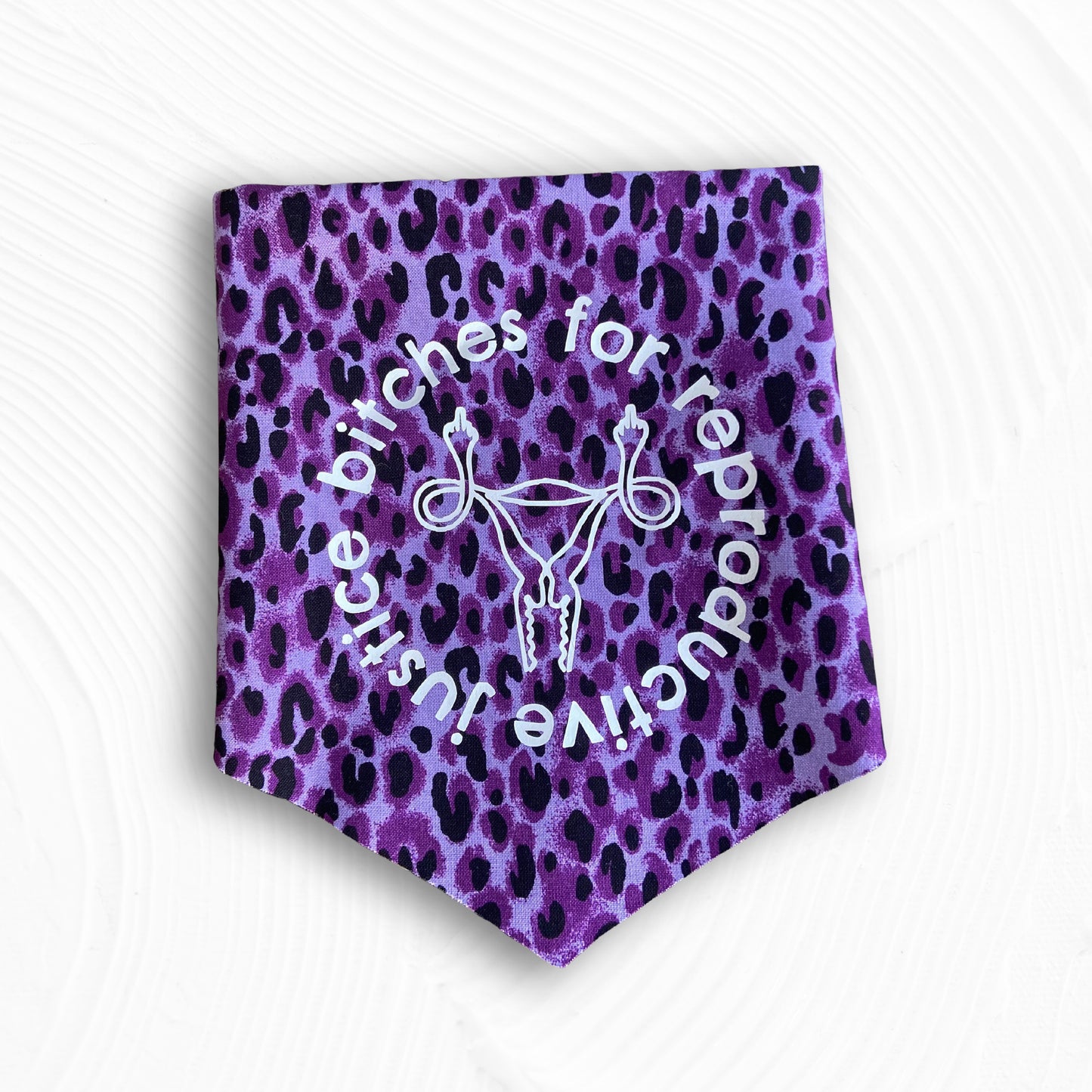 Bitches for reproductive justice dog bandana