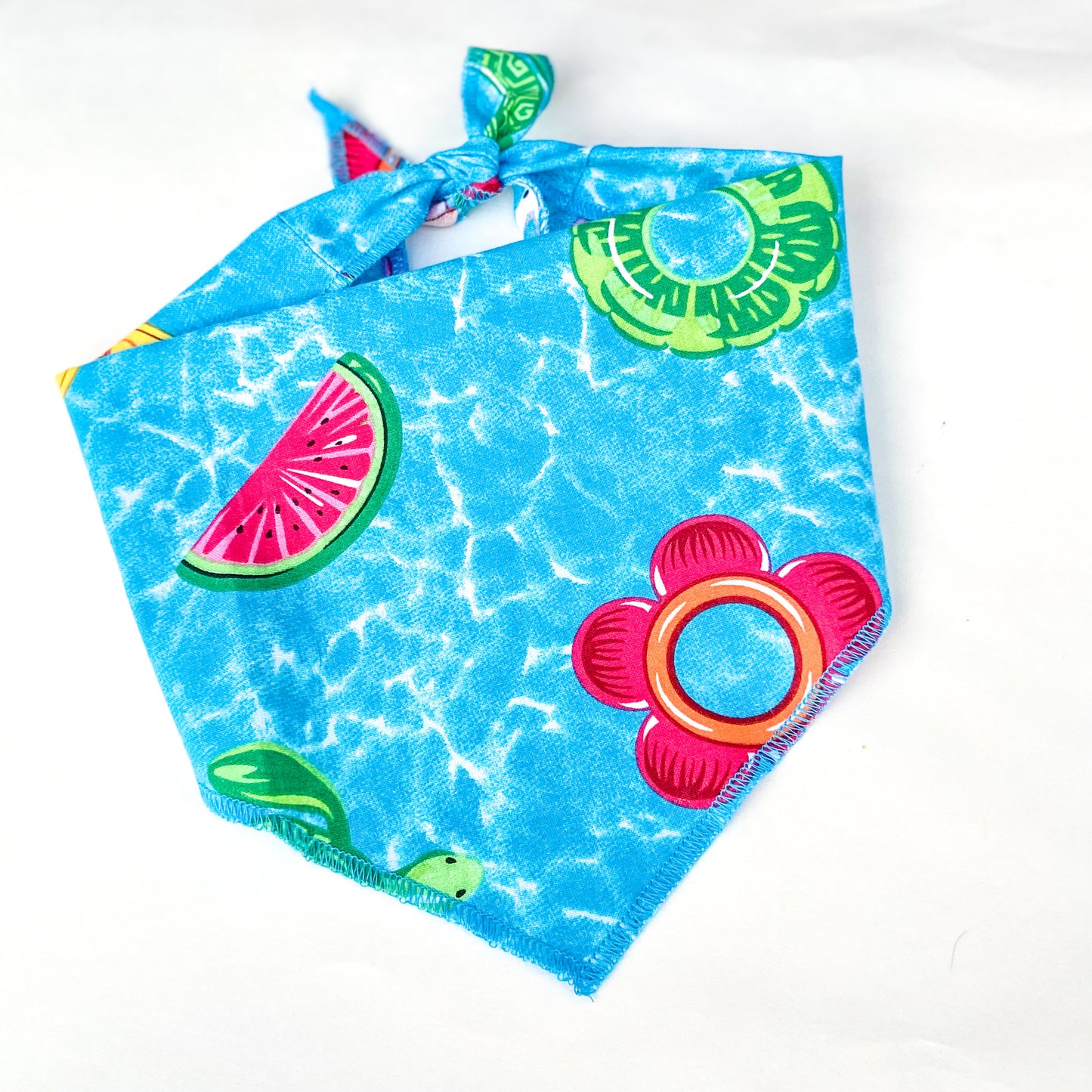 Pool pawty! pool floaties dog bandana summer pet accessory