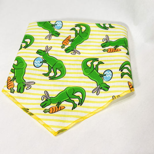 Bunnysaurus Rex Easter dinosaur dog bandana accessory