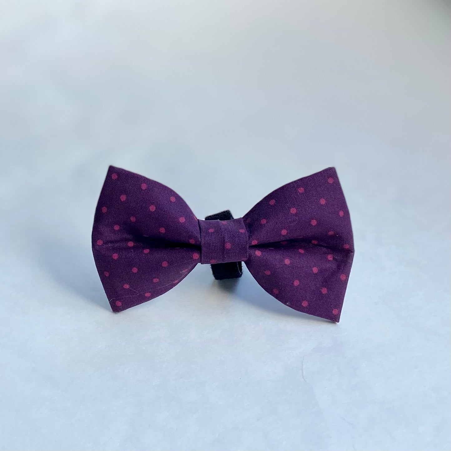 Berry dapper dog bow