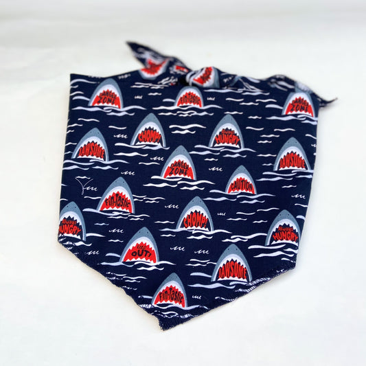 Always hungry JAWS shark bandana